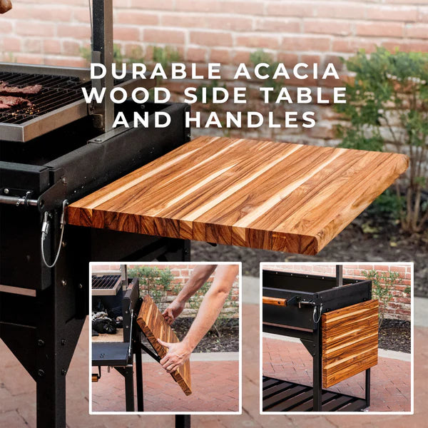 Premium Argentine/Santa Maria BBQ Grill with Wood Fire and Charcoal Grill